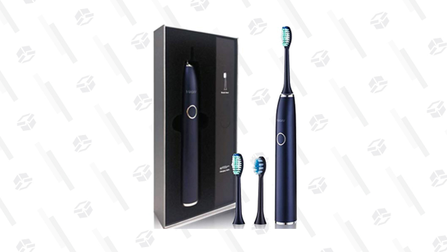 Rechargeable Sonic Electric Toothbrush | $16 | Amazon | Promo Code P2B46FA3